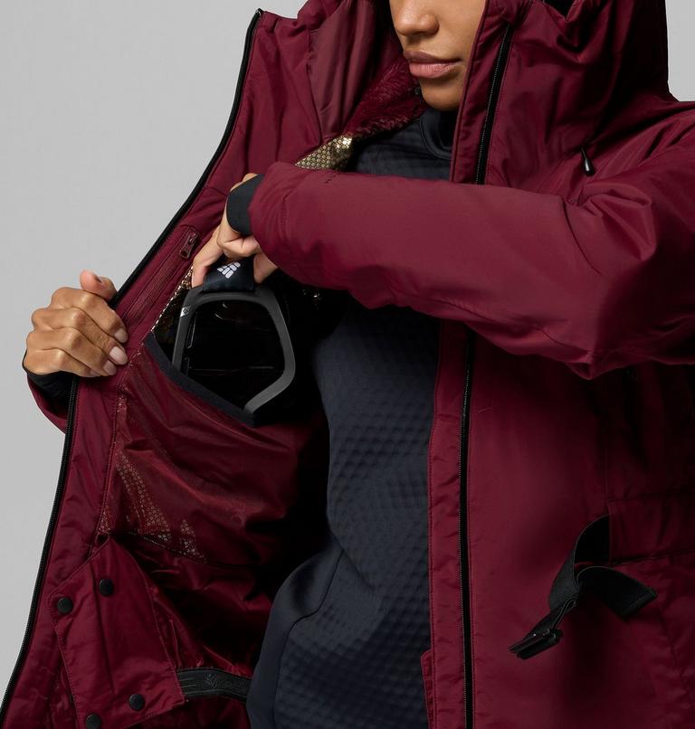 Women's Cirque Bowl Insulated Waterproof Ski Jacket, Color: Rich Wine, image 5