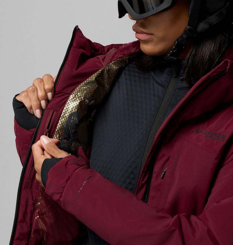 Women's Cirque Bowl Insulated Waterproof Ski Jacket, Color: Rich Wine, image 6