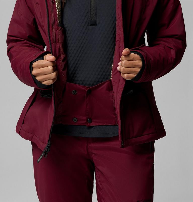 Women's Cirque Bowl Insulated Waterproof Ski Jacket, Color: Rich Wine, image 7