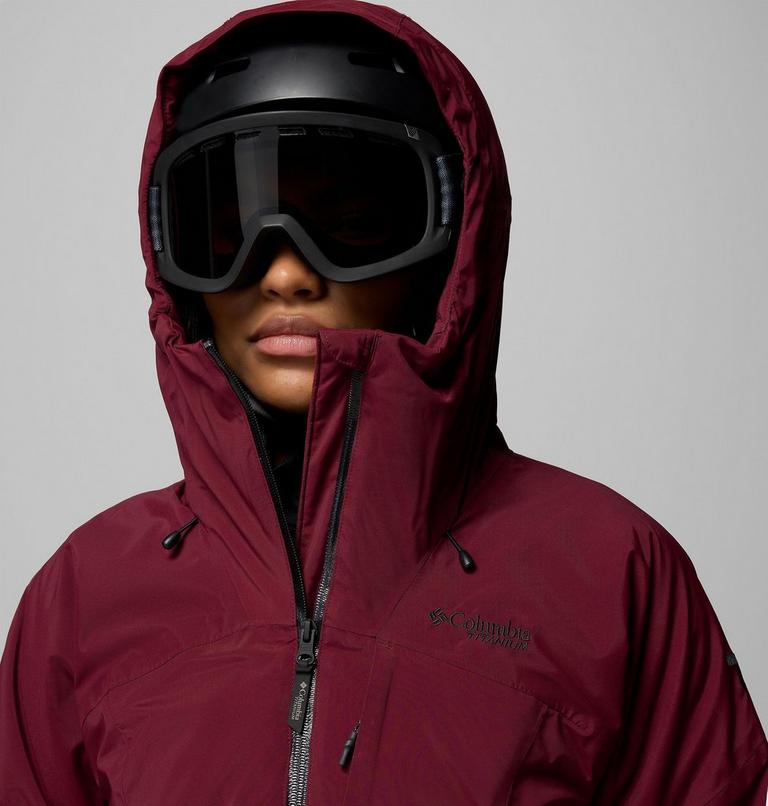 Women's Cirque Bowl Insulated Waterproof Ski Jacket, Color: Rich Wine, image 8