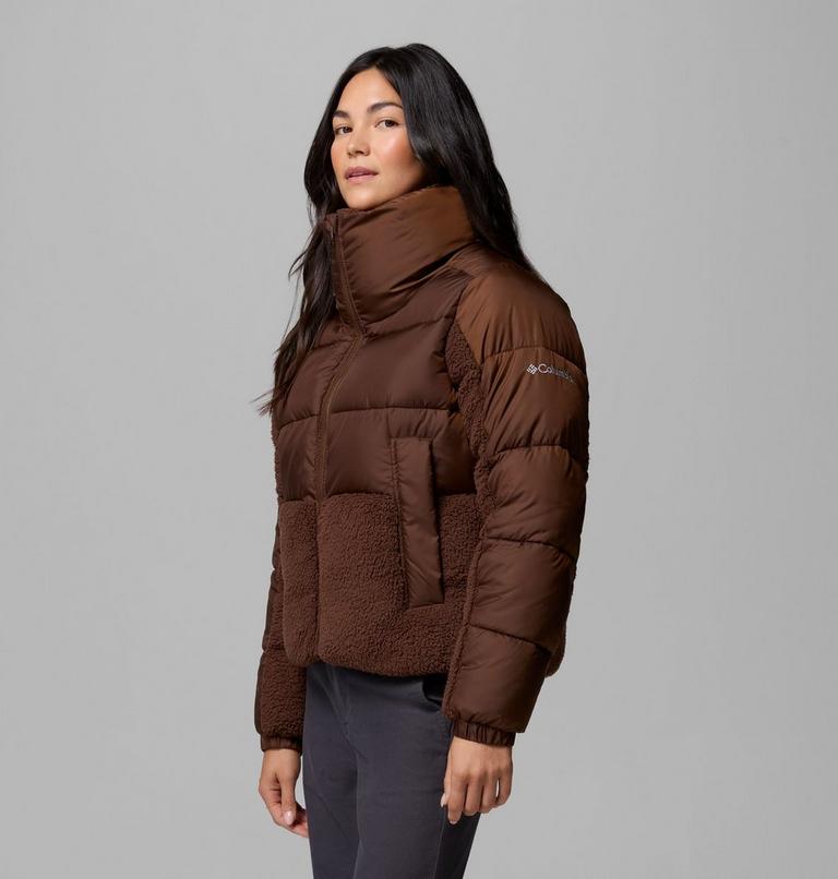 Doudoune Hybride Sherpa Leadbetter Point II Femme, Color: Tobacco, image 4