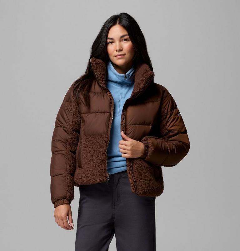 Doudoune Hybride Sherpa Leadbetter Point II Femme, Color: Tobacco, image 5