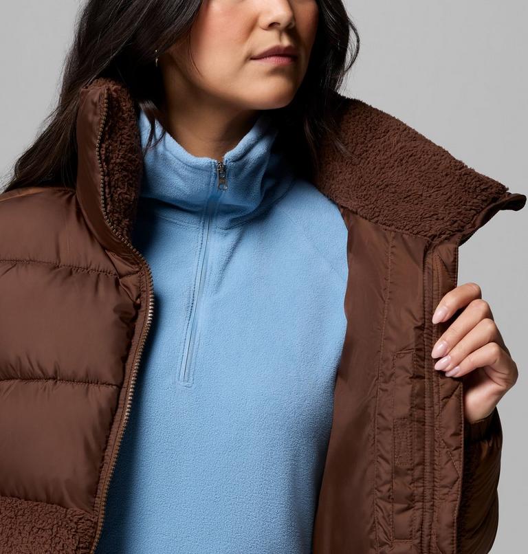 Doudoune Hybride Sherpa Leadbetter Point II Femme, Color: Tobacco, image 6