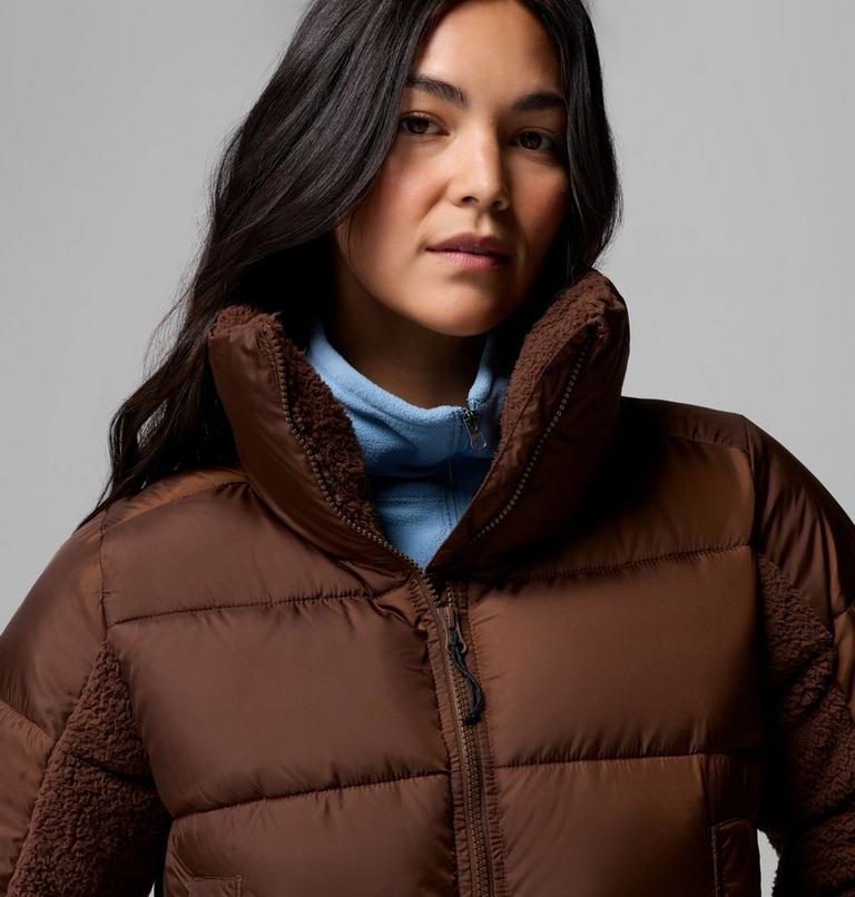 Doudoune Hybride Sherpa Leadbetter Point II Femme, Color: Tobacco, image 7