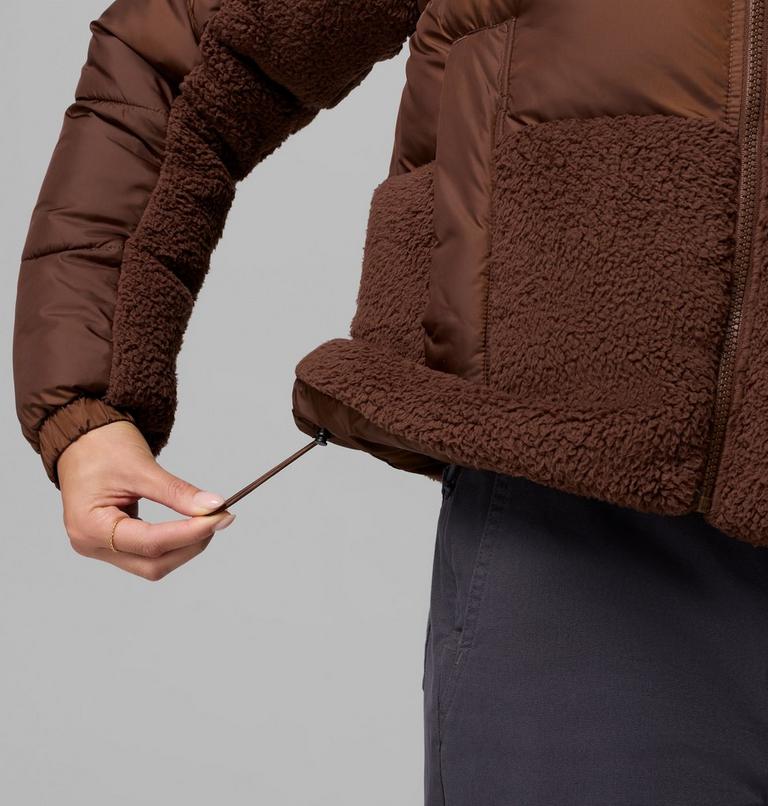 Doudoune Hybride Sherpa Leadbetter Point II Femme, Color: Tobacco, image 8