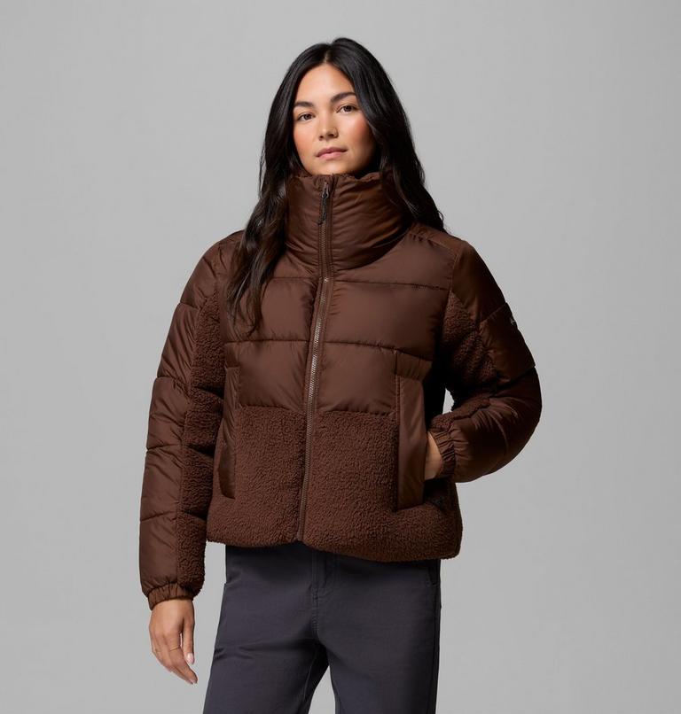 Doudoune Hybride Sherpa Leadbetter Point II Femme, Color: Tobacco, image 1