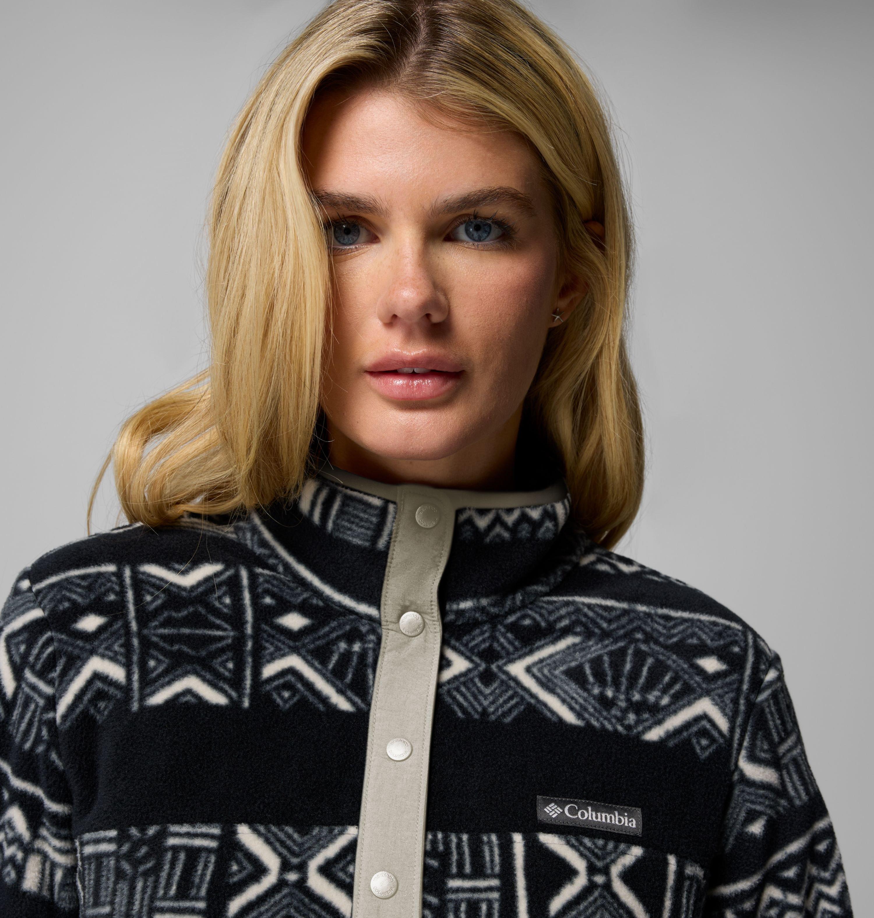 Women's Benton Springs Printed Half Snap Fleece Pullover | 012 | M 5