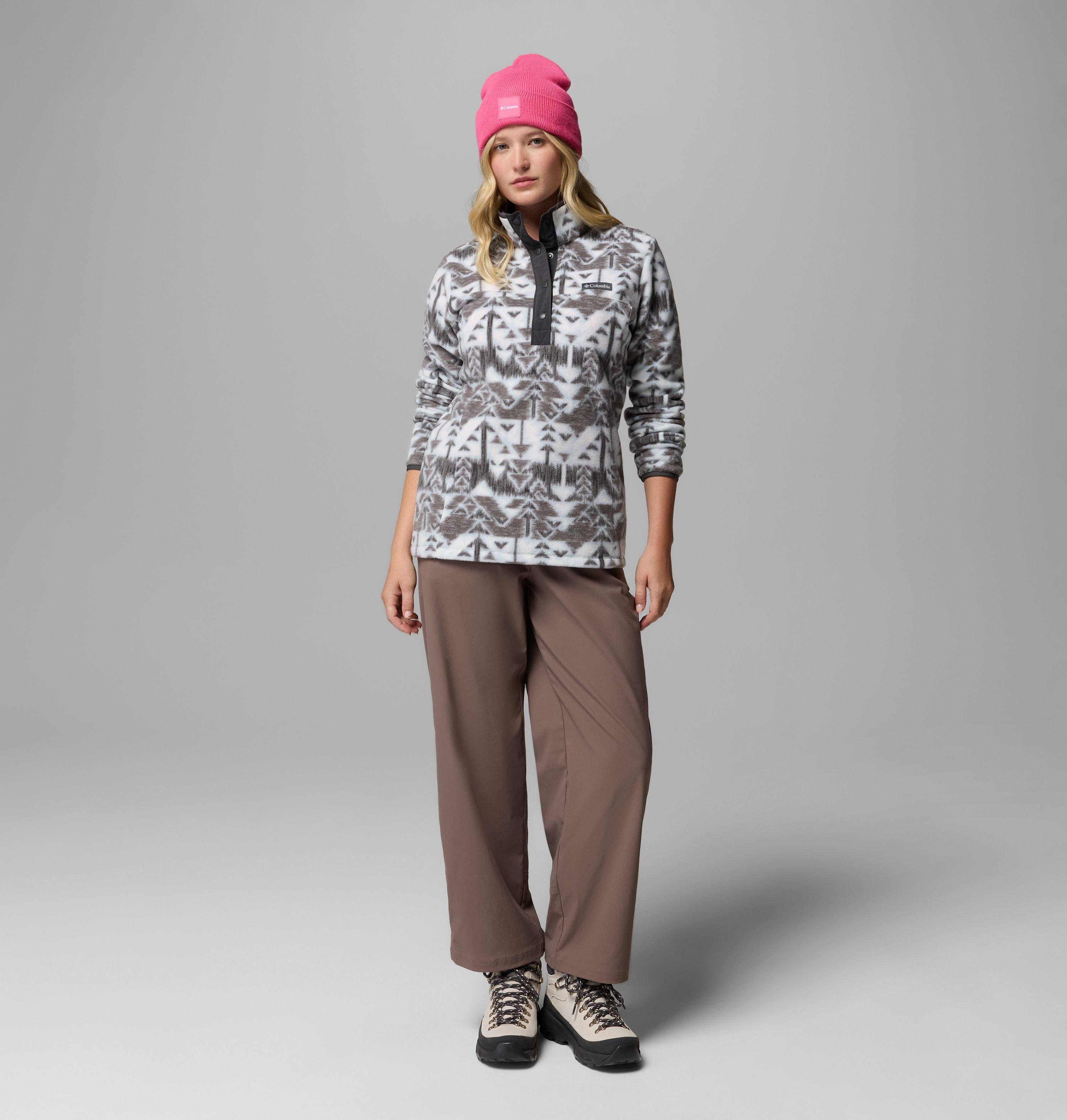 Women's Benton Springs Printed Half Snap Fleece Pullover | 031 | XS 2