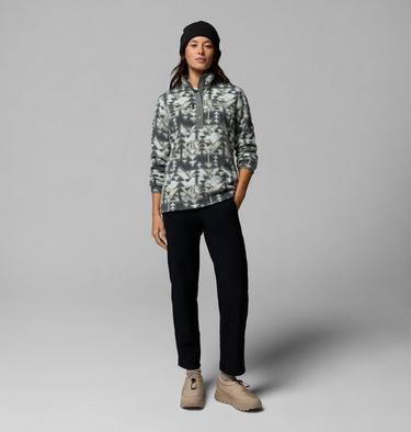 Women's Benton Springs Printed Half Snap Fleece, Color: Sedona Sage, Sketchup, image 18