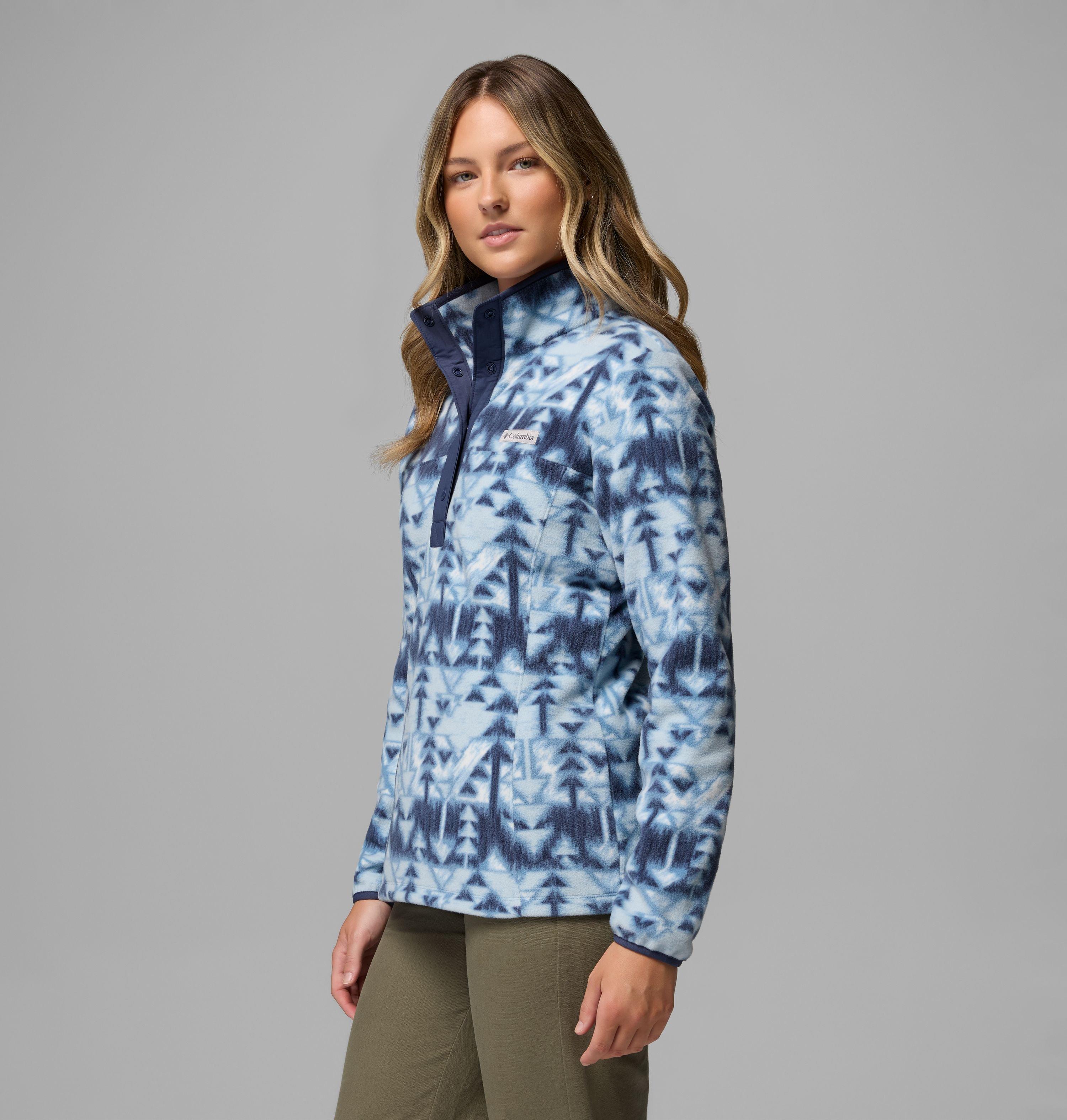 Chandail imprimé à demi-fermeture pressionnée en laine polaire Benton Springs pour femme | 447 | M 4