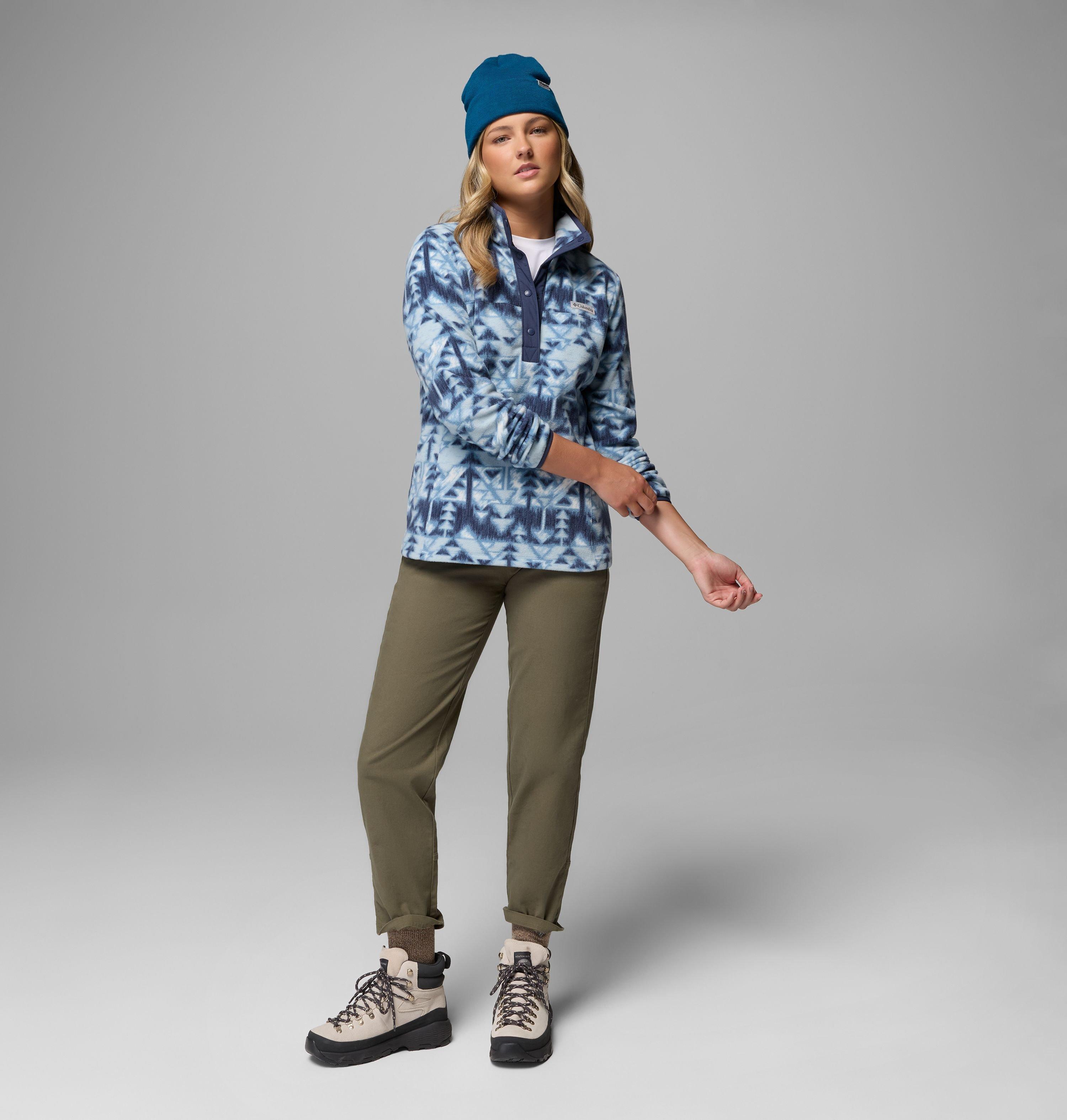 Chandail imprimé à demi-fermeture pressionnée en laine polaire Benton Springs pour femme | 447 | M 2