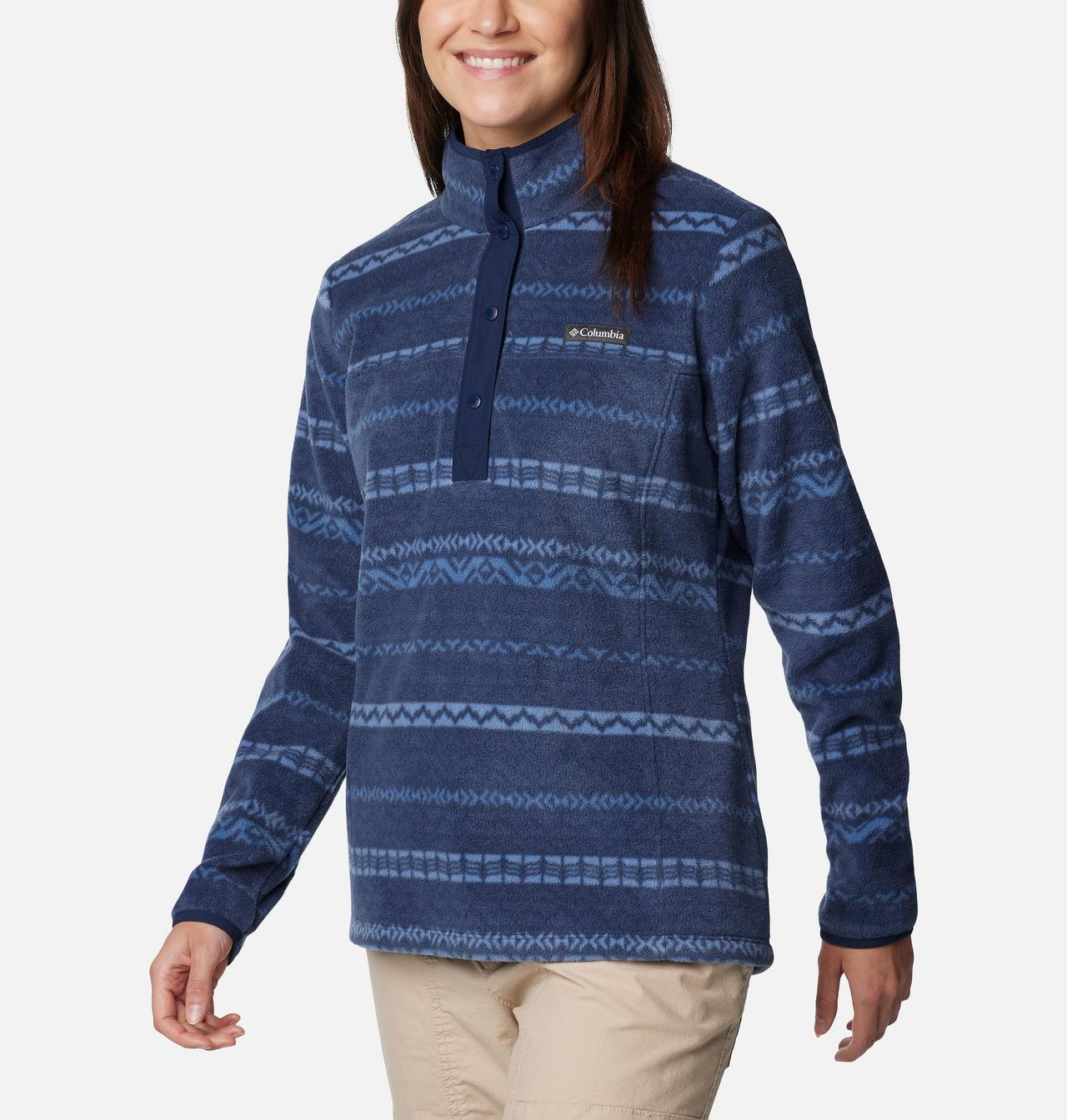 Women's Benton Springs™ Printed Half Snap Fleece Pullover 5