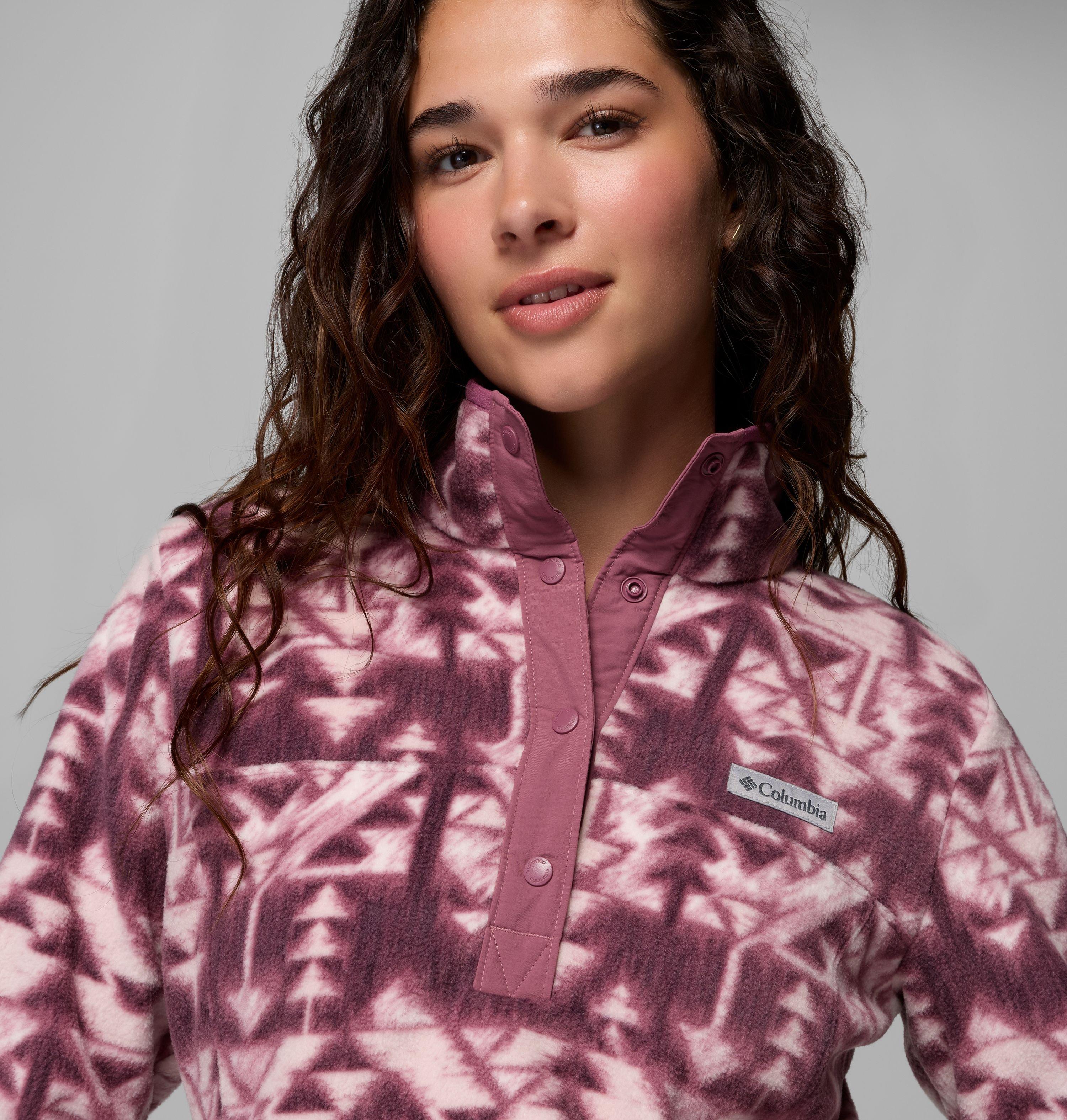 Chandail imprimé à demi-fermeture pressionnée en laine polaire Benton Springs pour femme | 551 | XXL 5