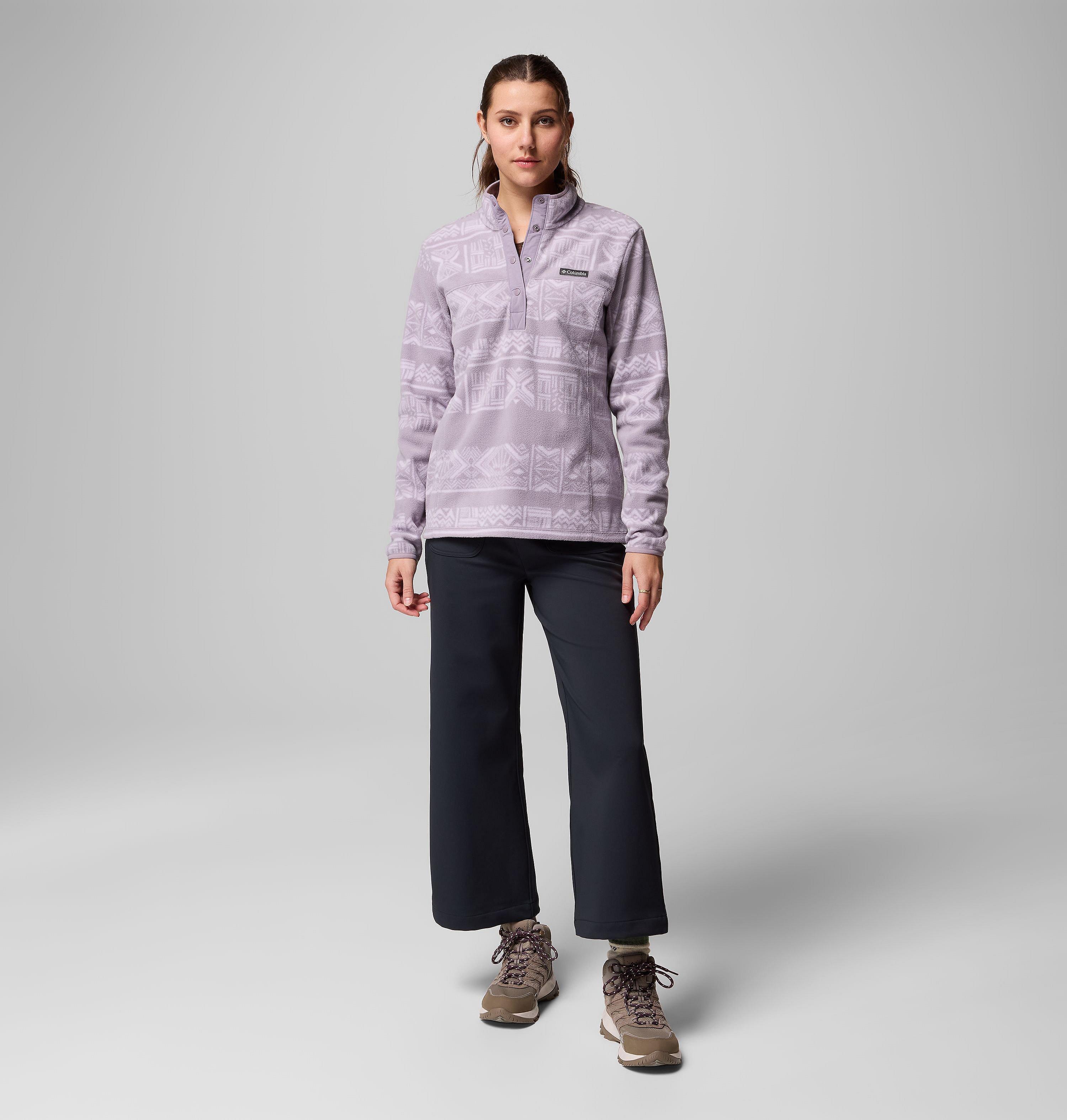 Women's Benton Springs Printed Half Snap Fleece Pullover 2