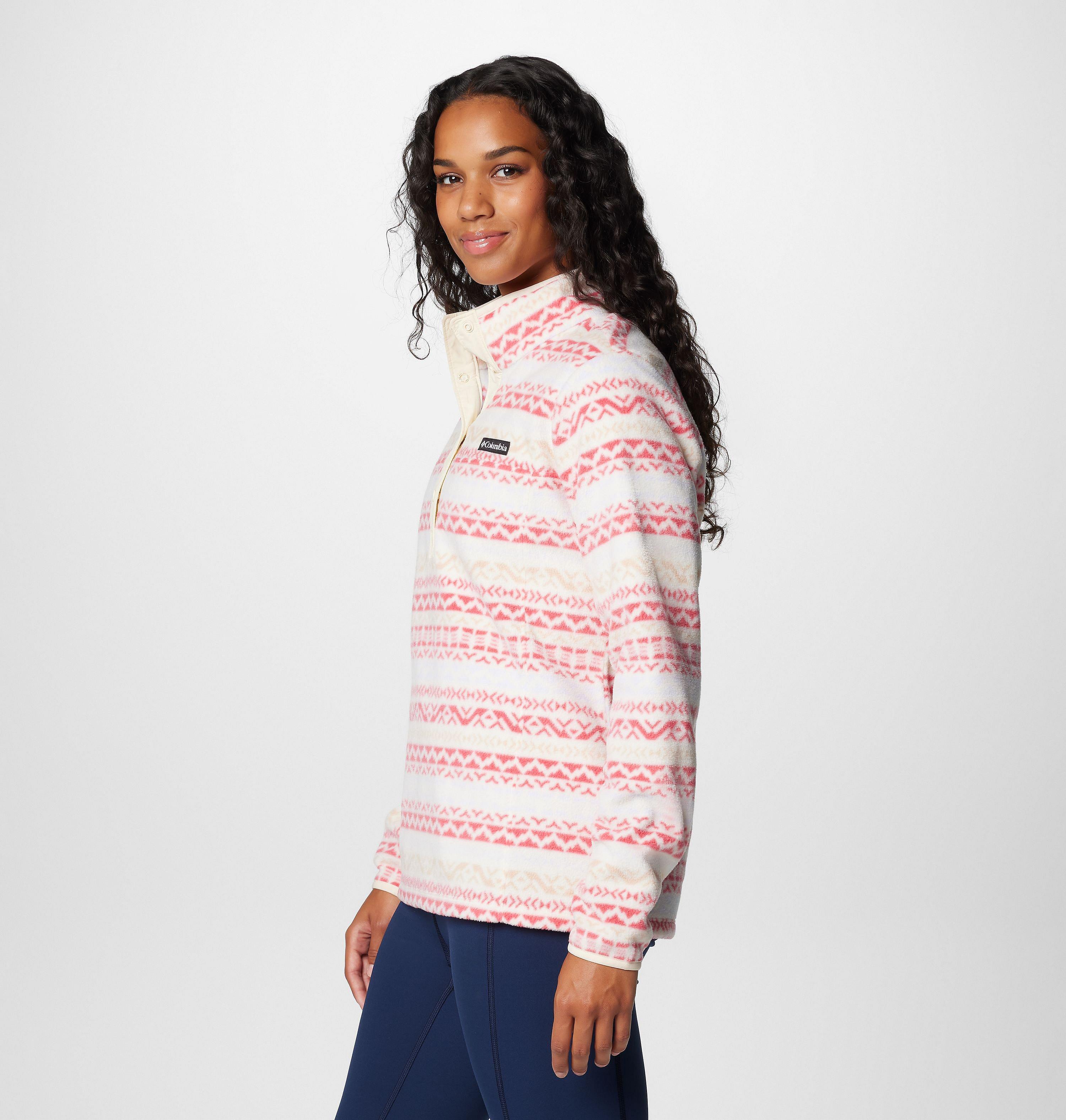 Women's Benton Springs Printed Half Snap Fleece Pullover 4
