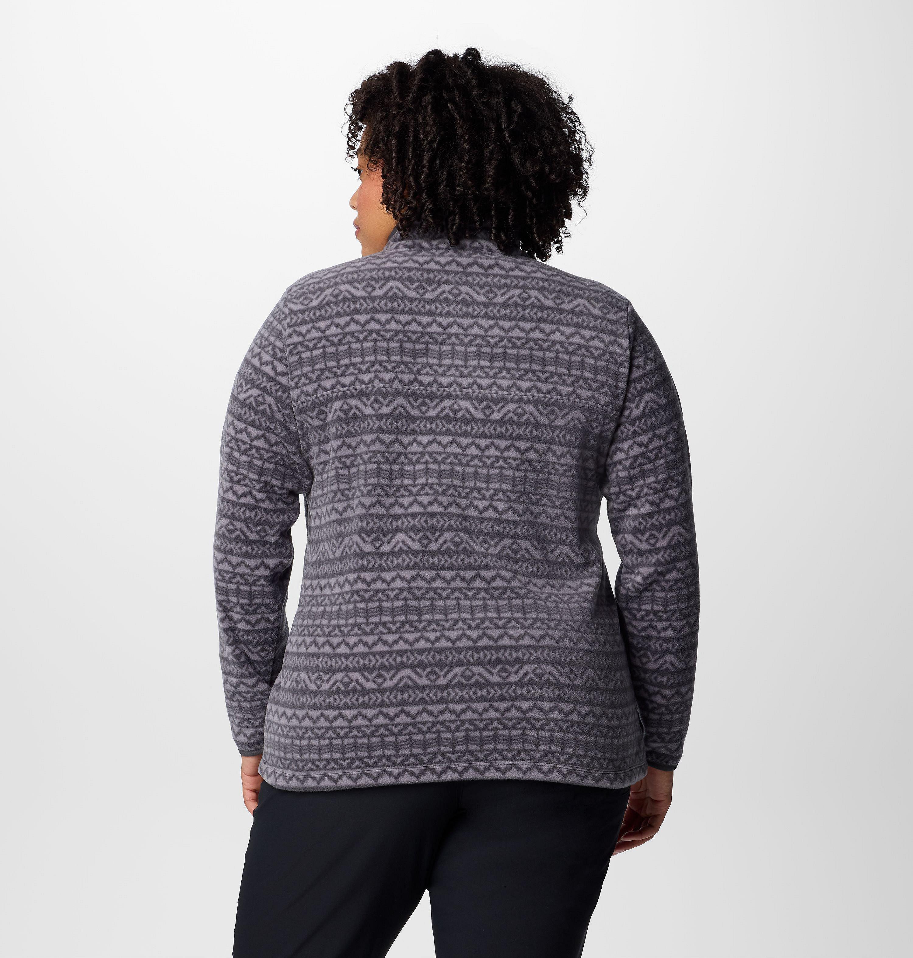 Women's Benton Springs Printed Half Snap Fleece Pullover - Plus Size | 011 | 2X 2