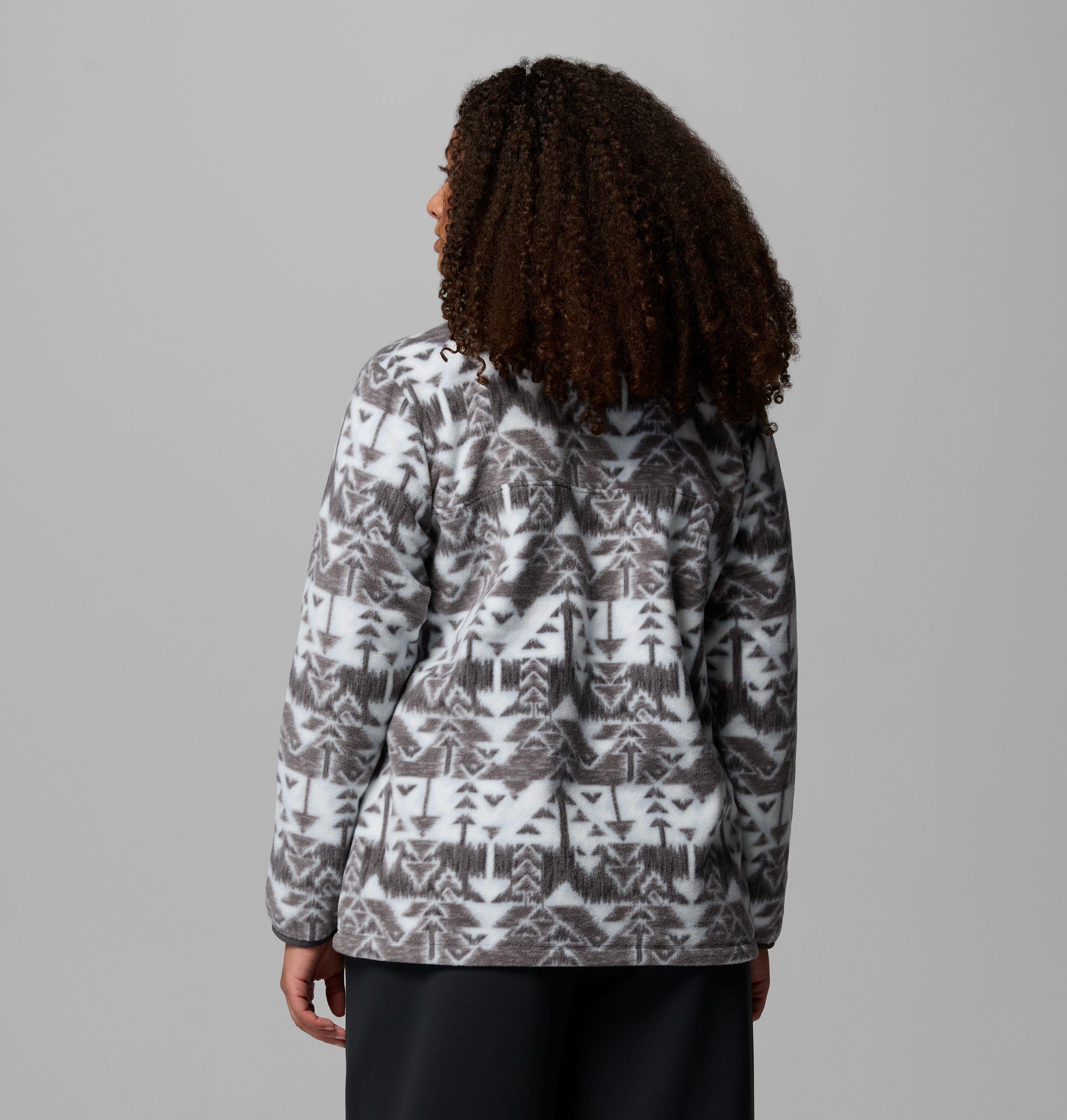 Women's Benton Springs Printed Half Snap Fleece Pullover - Plus Size | 031 | 2X 3