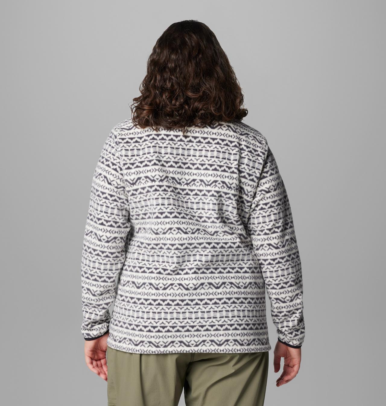 Women's Benton Springs™ Printed Half Snap Fleece Pullover - Plus Size 2