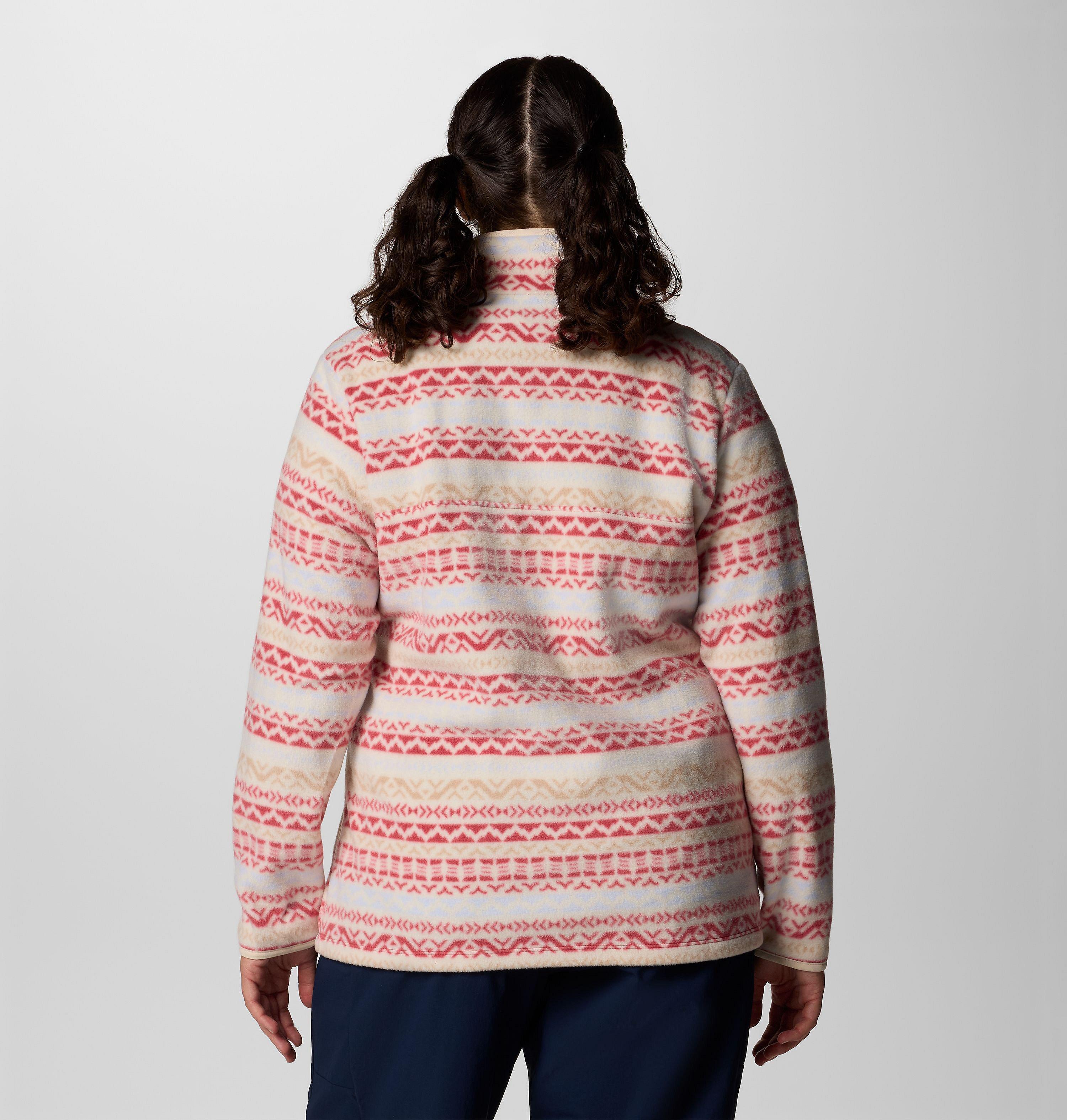 Women's Benton Springs Printed Half Snap Fleece Pullover - Plus Size 2