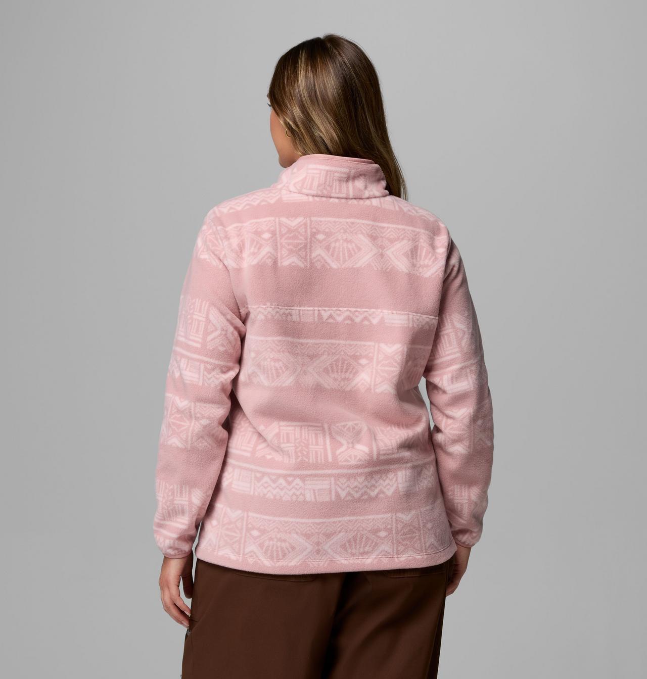 Women's Benton Springs™ Printed Half Snap Fleece Pullover - Plus Size 3