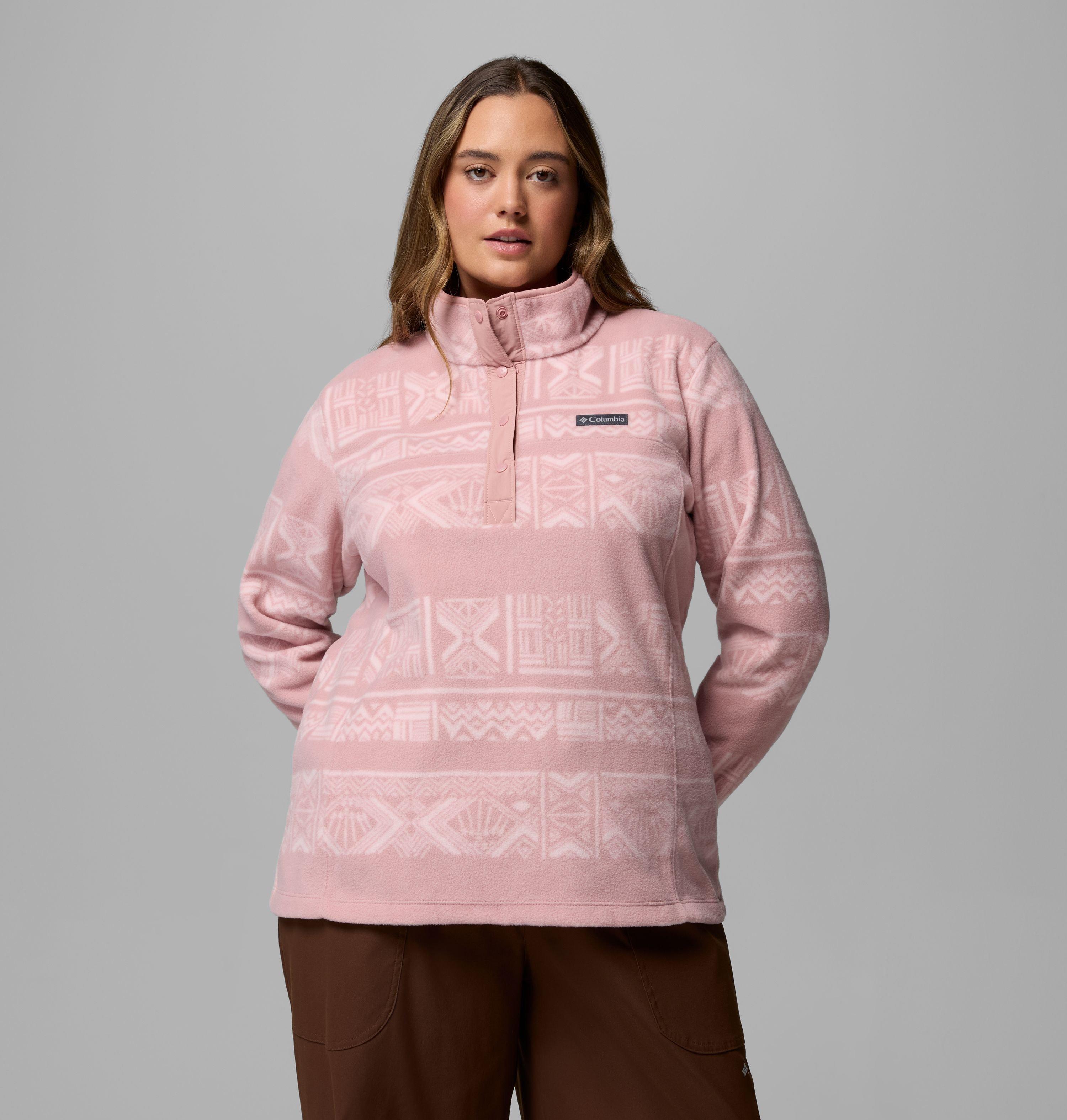 Women's Benton Springs Printed Half Snap Fleece Pullover - Plus