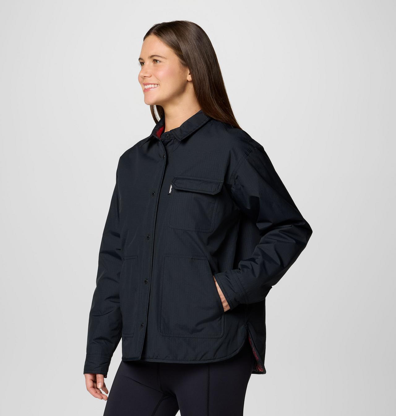 Women's Longhorn Ridge™ Reversible Shirt Jacket | 010 | XL 4