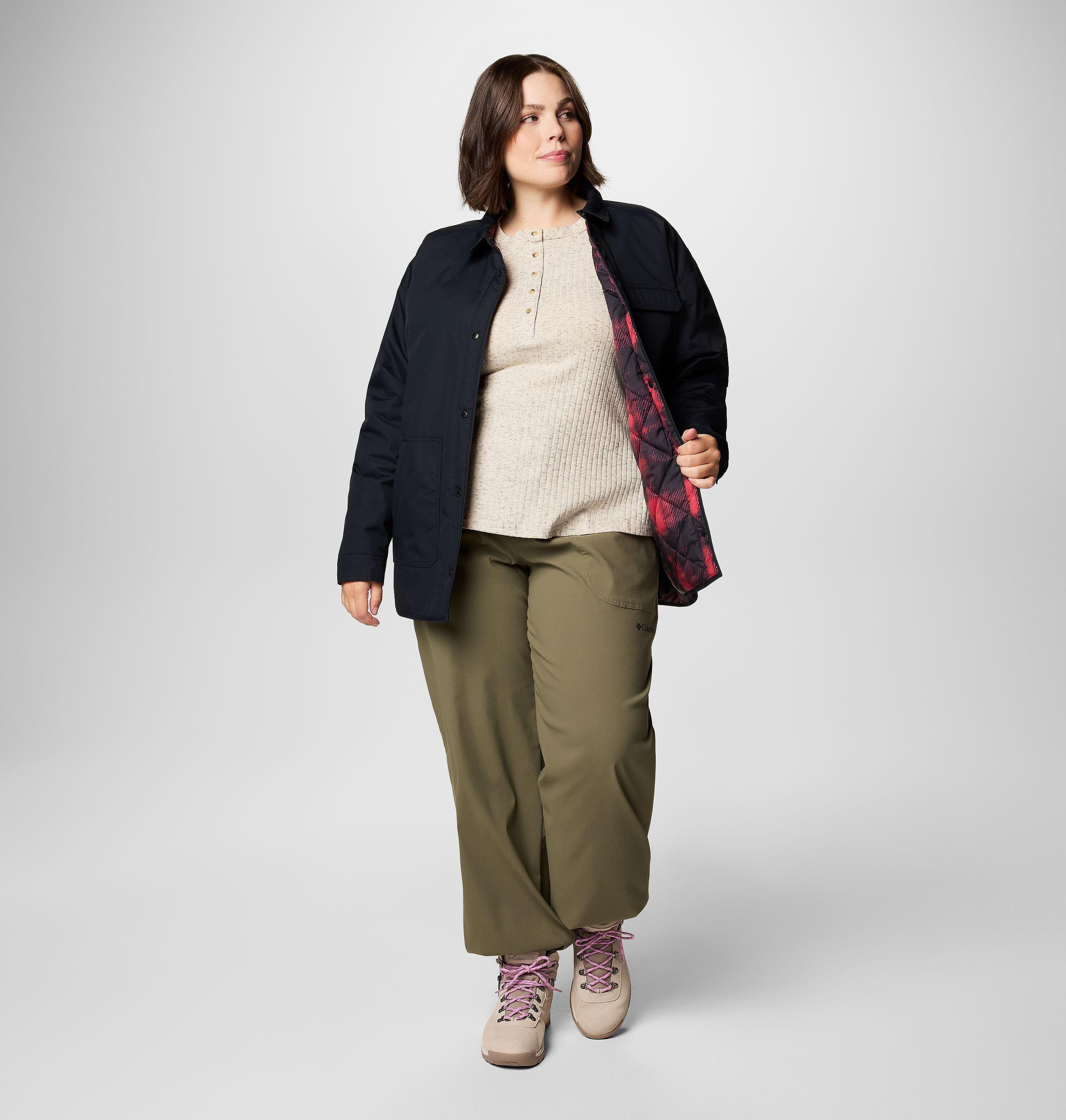 Women's Longhorn Ridge Reversible Shirt Jacket - Plus Size | Columbia
