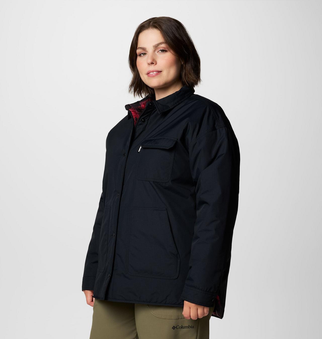 Women's Longhorn Ridge™ Reversible Shirt Jacket - Plus Size | 010 | 2X 4