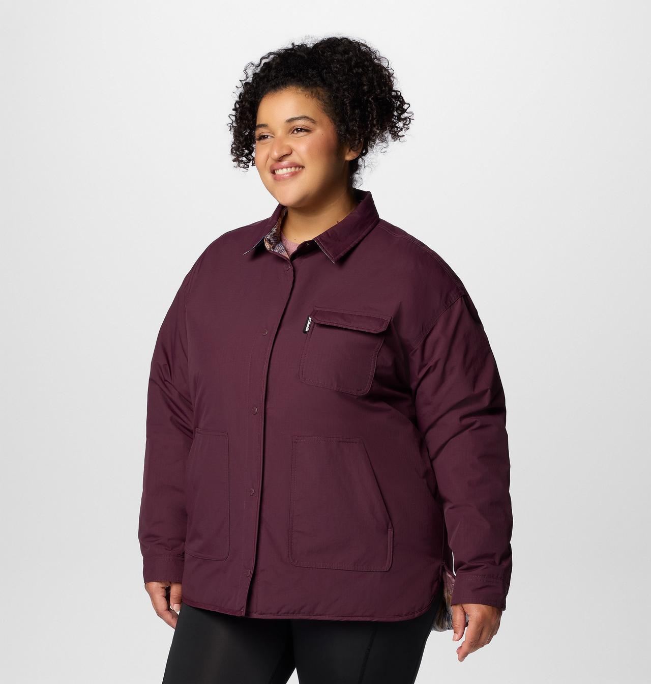 Women's Longhorn Ridge™ Reversible Shirt Jacket - Plus Size 4
