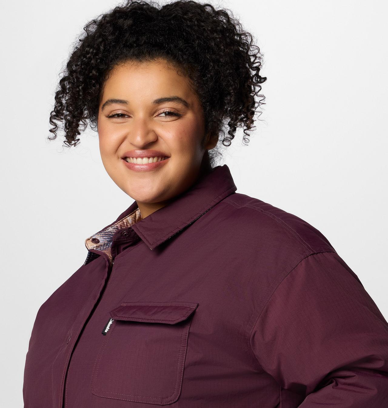 Women's Longhorn Ridge™ Reversible Shirt Jacket - Plus Size 5