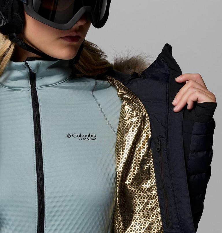 Women's Bird Mountain II Insulated Down Ski Jacket, Color: Black, image 6
