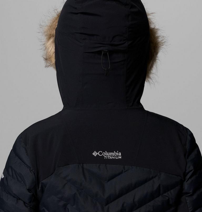 Women's Bird Mountain II Insulated Down Ski Jacket, Color: Black, image 9
