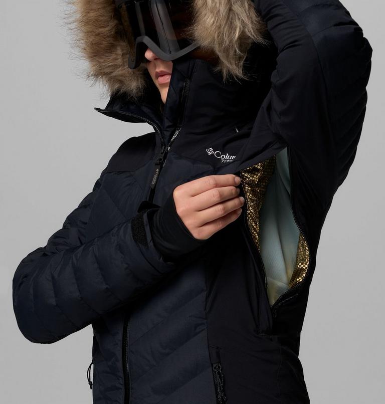 Women's Bird Mountain II Insulated Down Ski Jacket, Color: Black, image 11