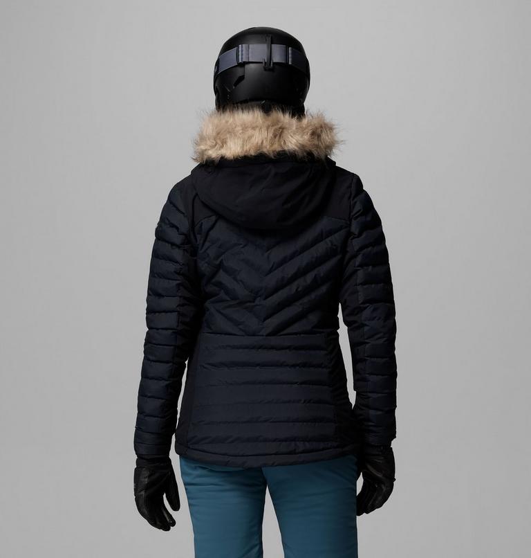 Women's Bird Mountain II Insulated Down Ski Jacket, Color: Black, image 3