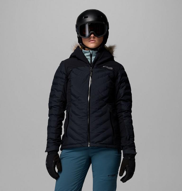 Women's Bird Mountain II Insulated Down Ski Jacket, Color: Black, image 1