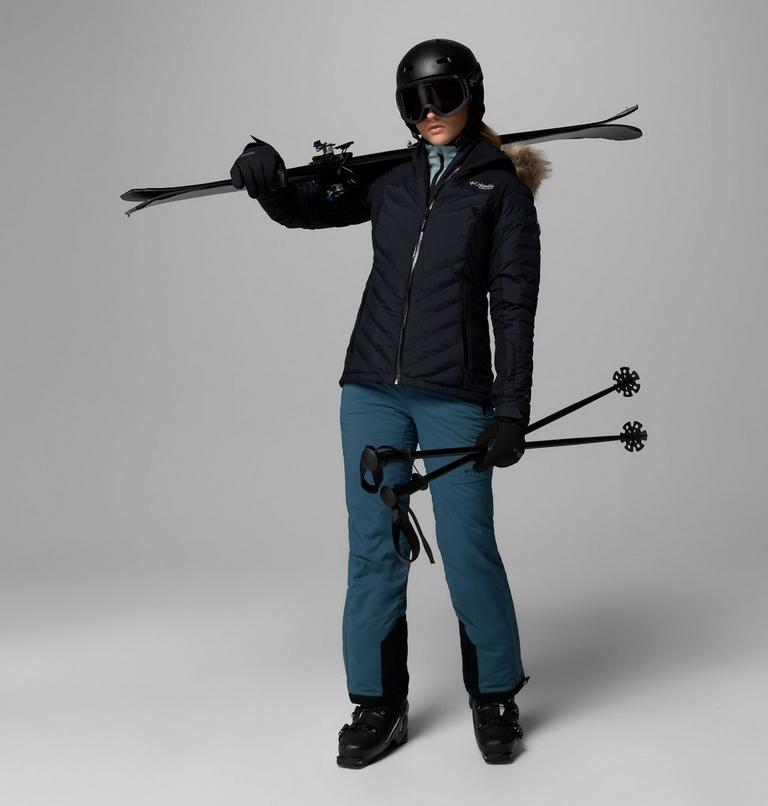 Women's Bird Mountain II Insulated Down Ski Jacket, Color: Black, image 2