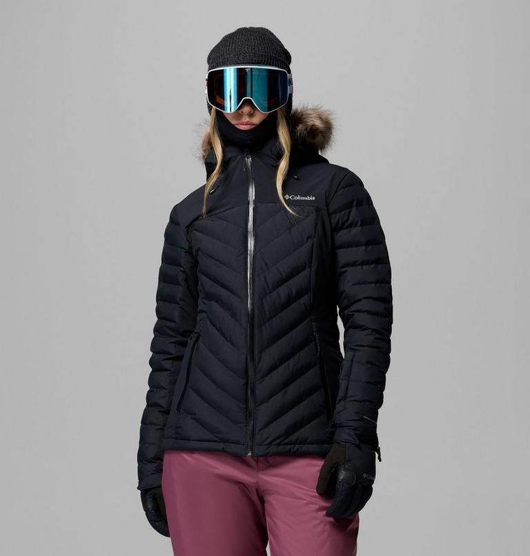 Women's Bird Mountain II Insulated Down Ski Jacket, Color: Black, image 1