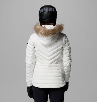 Women's Bird Mountain II Insulated Down Ski Jacket, Color: Sea Salt, image 3