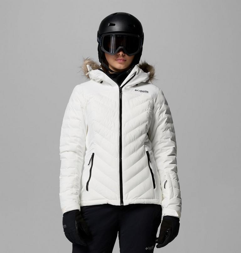 Women's Bird Mountain II Insulated Down Ski Jacket, Color: Sea Salt, image 1