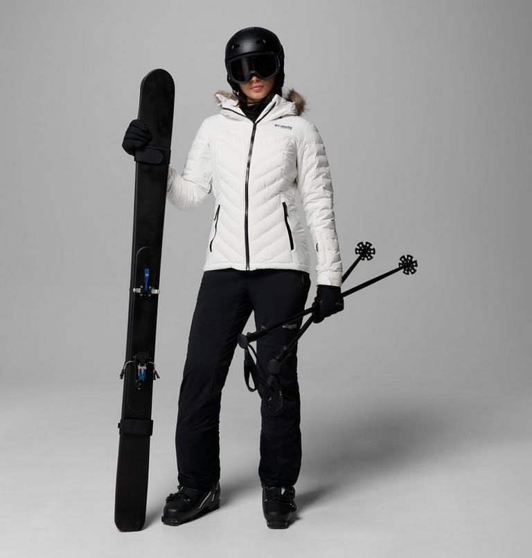 Women's Bird Mountain II Insulated Down Ski Jacket, Color: Sea Salt, image 2