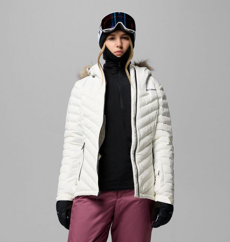 Chaqueta de esqu&iacute; aislante de plum&oacute;n Bird Mountain III para mujer, Color: Sea Salt, image 5