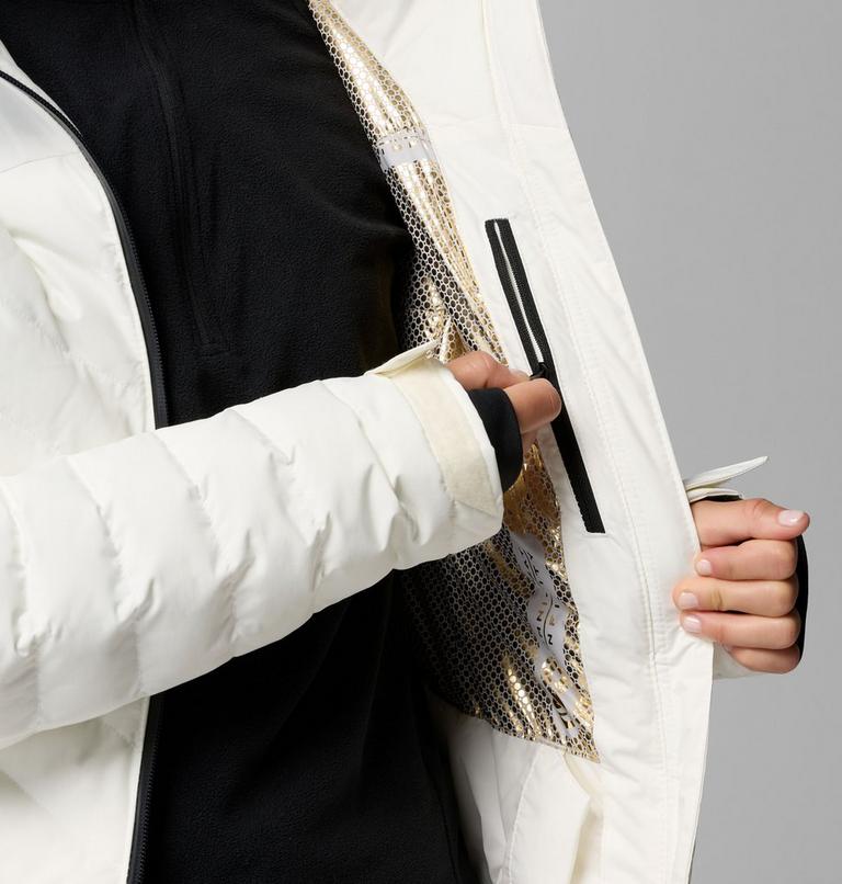 Chaqueta de esqu&iacute; aislante de plum&oacute;n Bird Mountain III para mujer, Color: Sea Salt, image 7