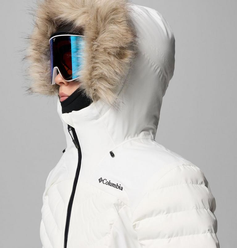 Chaqueta de esqu&iacute; aislante de plum&oacute;n Bird Mountain III para mujer, Color: Sea Salt, image 10