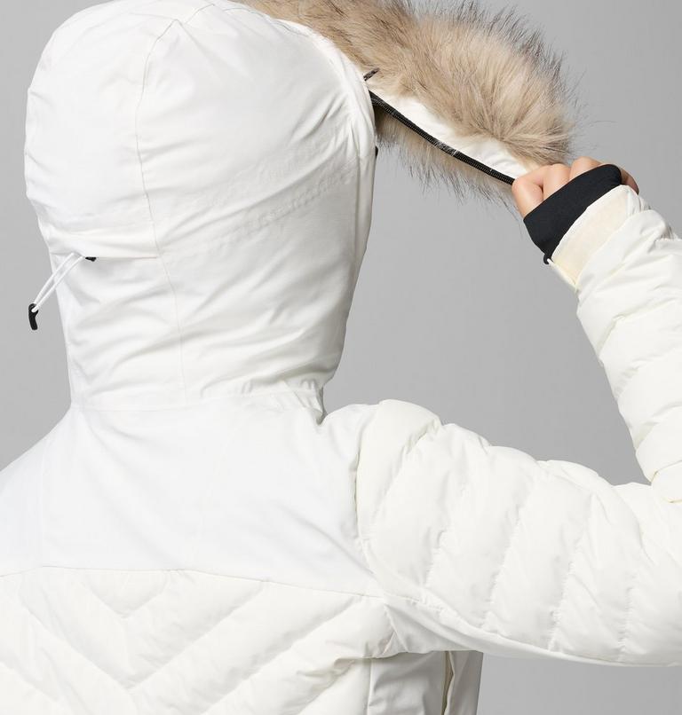 Chaqueta de esqu&iacute; aislante de plum&oacute;n Bird Mountain III para mujer, Color: Sea Salt, image 12