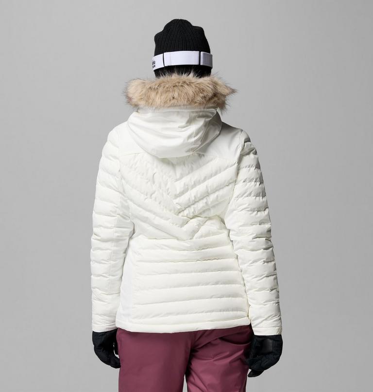 Chaqueta de esqu&iacute; aislante de plum&oacute;n Bird Mountain III para mujer, Color: Sea Salt, image 3