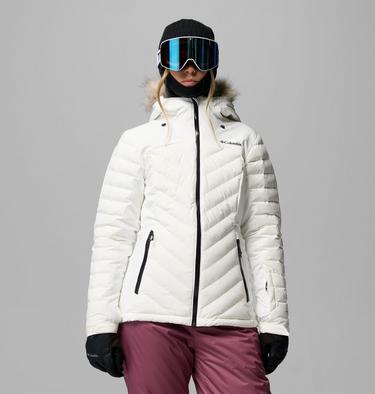 Women's Bird Mountain II Insulated Down Ski Jacket, Color: Sea Salt, image 1