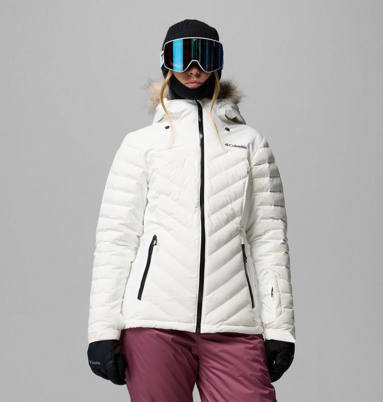 Chaqueta de esqu&iacute; aislante de plum&oacute;n Bird Mountain III para mujer, Color: Sea Salt, image 1