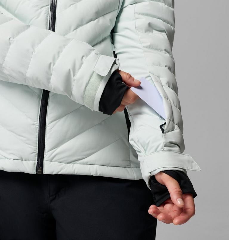 Women's Bird Mountain II Insulated Down Ski Jacket, Color: Tea Light, image 14