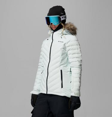 Women's Bird Mountain II Insulated Down Ski Jacket, Color: Tea Light, image 12
