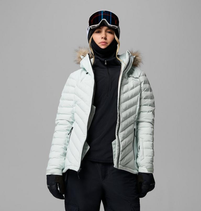 Women's Bird Mountain II Insulated Down Ski Jacket, Color: Tea Light, image 5